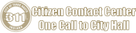 311 Citizen Contact Center Button
