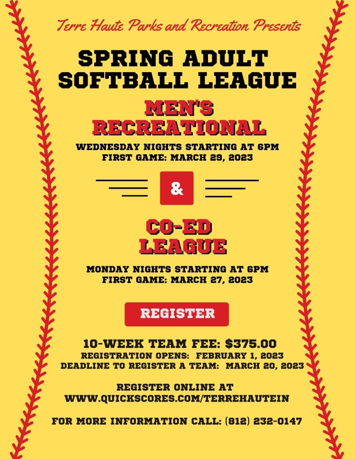 2023 Spring Softball Leagues