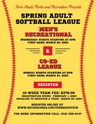 2023 Spring Softball Leagues 2023 Spring Softball Leagues