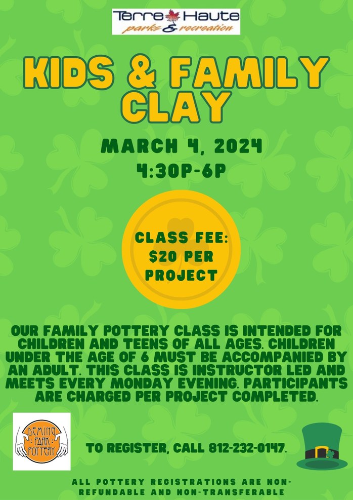 KIDS & FAMILY POTTERY CLASS KIDS & FAMILY POTTERY CLASS