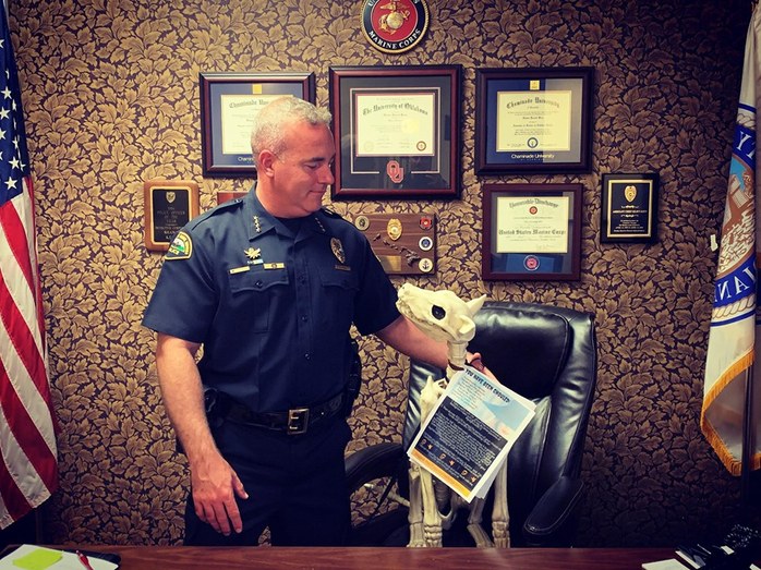 Chief of Police Shawn Keen gets GHOULED! Chief of Police Shawn Keen gets GHOULED!