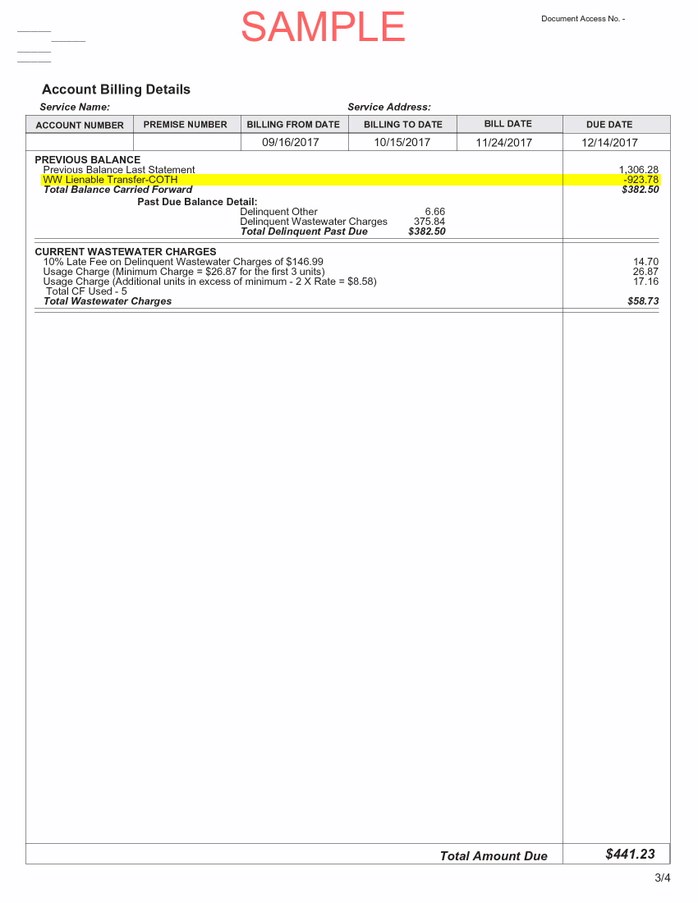 Sewage Billing News: City Continues Collections and Property Liens on Delinquent Accounts. Here is What YOU Need to Know... Sewage Billing News: City Continues Collections and Property Liens on Delinquent Accounts. Here is What YOU Need to Know...